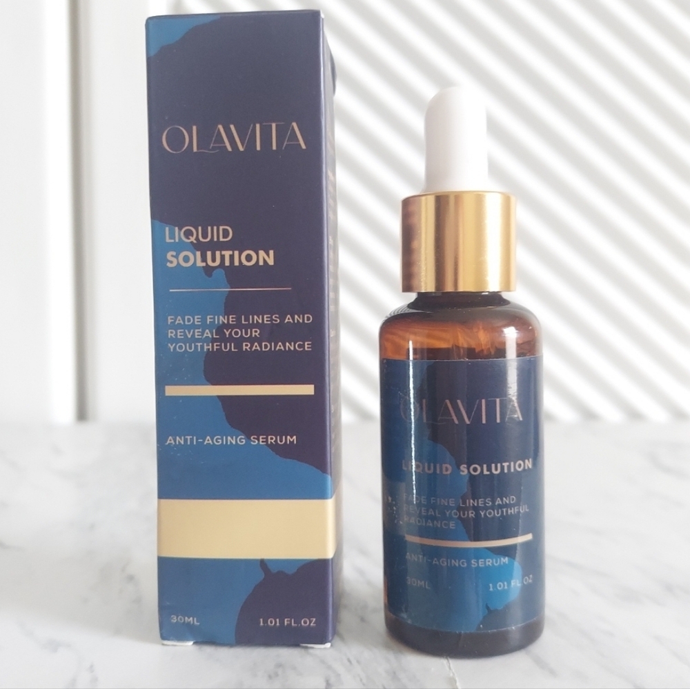 OLAVITA Liquid Solution Anti Aging Serum 30 ml 1.01 oz Exp 03/05/2028 New